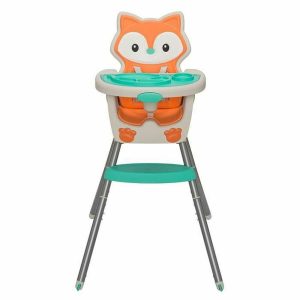 Cadeira Alta Infantino Laranja Espuma