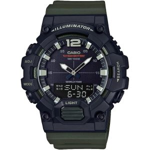 Relógio masculino Casio ILLUMINATOR BLACK - ARMY GREEN (Ø 48 mm)