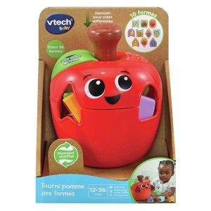 Brinquedo Interativo para Bebés Vtech Baby Tourni Pomme Des Formes