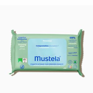 Toalhitas Húmidas Mustela BIO MUSTELA (60 Unidades)