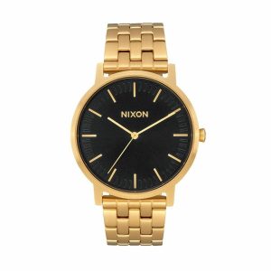 Relógio masculino Nixon Porter Ouro