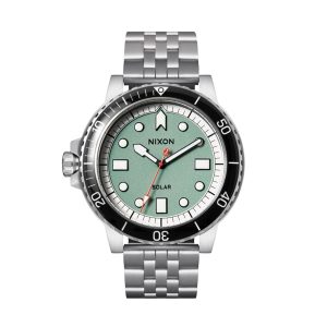 Relógio masculino Nixon A1402-5235 Verde Prateado