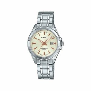 Relógio feminino Casio LADY DATE - CHAMPAGNE (Ø 31 mm)