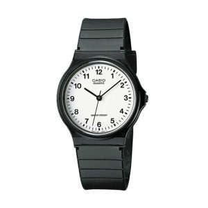 Relógio masculino Casio MQ-24-7BLLEG Branco Preto