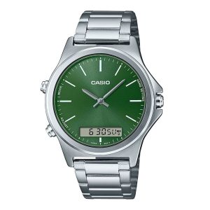 Relógio masculino Casio COLLECTION Verde Prateado (Ø 41,5 mm)