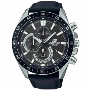 Relógio masculino Casio EFV-620L-1AVUEF Preto Cinzento Prateado