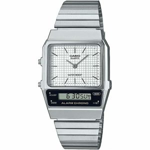 Relógio masculino Casio AQ-800E-7AEF Prateado (Ø 40 mm)