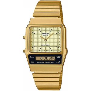 Relógio unissexo Casio EDGY COLLECTION RETRO DIAL - GOLD (Ø 40 mm)