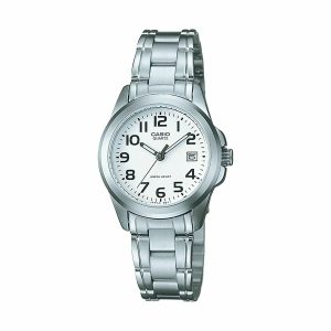 Relógio unissexo Casio LTP-1259PD-7BEG Branco Prateado