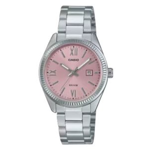 Relógio feminino Casio LADY DATE - PINK Prateado (Ø 30 mm)