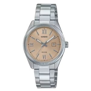 Relógio feminino Casio LADY DATE - CHAMPAGNE Prateado (Ø 30 mm)