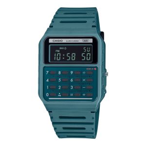 Relógio masculino Casio CALCULATOR EDGY COLLECTION - FOREST GREEN