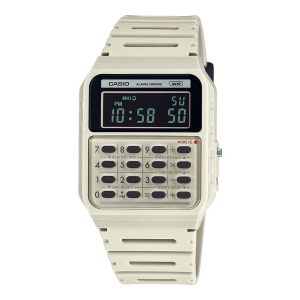 Relógio masculino Casio CALCULATOR EDGY COLLECTION - CREAM