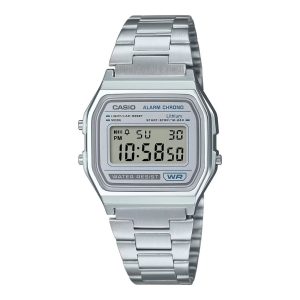 Relógio masculino Casio A158WEA-7EF Prateado (Ø 33 mm)
