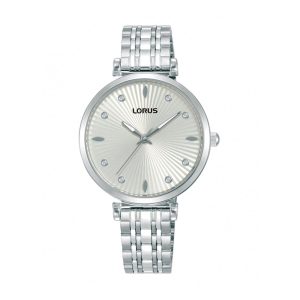 Relógio masculino Lorus RG261XX9 Branco Prateado