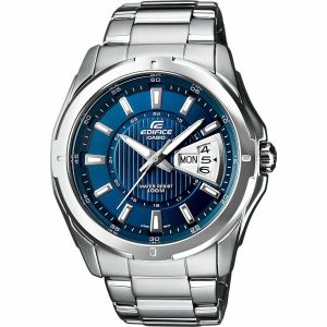 Relógio masculino Casio EF-129D-2AVEF Aço inoxidável Prateado