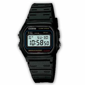 Relógio masculino Casio W-59-1VQES Preto Cinzento (Ø 34 mm)