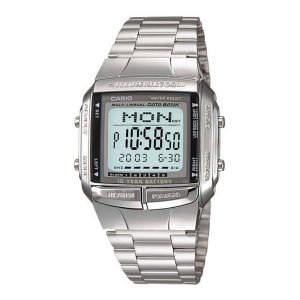 Relógio masculino Casio DATABANK Prateado (Ø 38 mm)