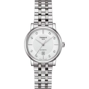 Relógio feminino Tissot CARSON AUTOMATIC W-DIAMONDS (Ø 30 mm)