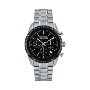 Relógio masculino Breil TW1897 Preto Prateado