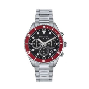 Relógio masculino Breil EW0714 Preto Prateado (Ø 41 mm)