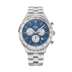 Relógio masculino Swiss Military Chrono SM34081.03 Prateado