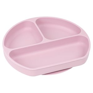 Prato de silicone com ventosa Safta M923 Silicone Ventosa Cor de Rosa (20,5 x 2,5 x 18 cm)