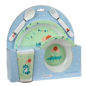 Conjunto de pratos infantil Safta Fiesta Poliéster 26 x 26 x 9 cm