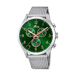 Relógio masculino Lotus 18637/2 Verde Prateado