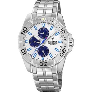 Relógio masculino Festina F20445/1 Prateado