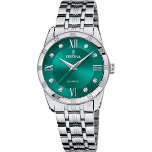 Relógio masculino Festina F16940/F Verde Prateado