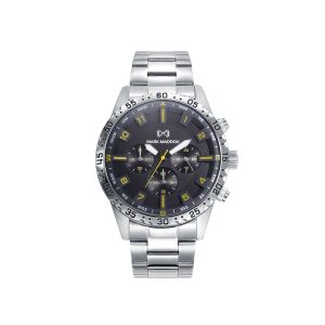 Relógio masculino Mark Maddox HM0135-54 Preto Prateado (Ø 44 mm)