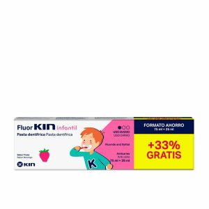 Pasta de dentes Kin Fluorkin Morango 25 ml