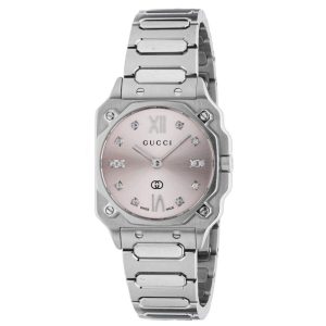 Relógio feminino Gucci YA166501 Prateado