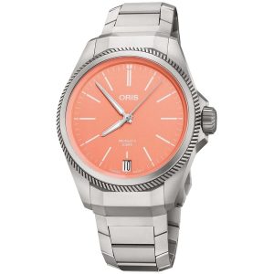 Relógio masculino Oris 400777871580772001TL (Ø 39 mm)