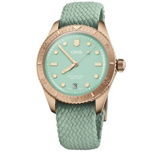 Relógio feminino Oris 733777131570731903BR (Ø 38 mm)