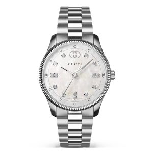Relógio feminino Gucci YA1265064 Prateado